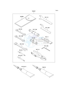 VN 900 C [VULCAN 900 CUSTOM] (7F-9FA) C7F drawing OWNERS TOOLS