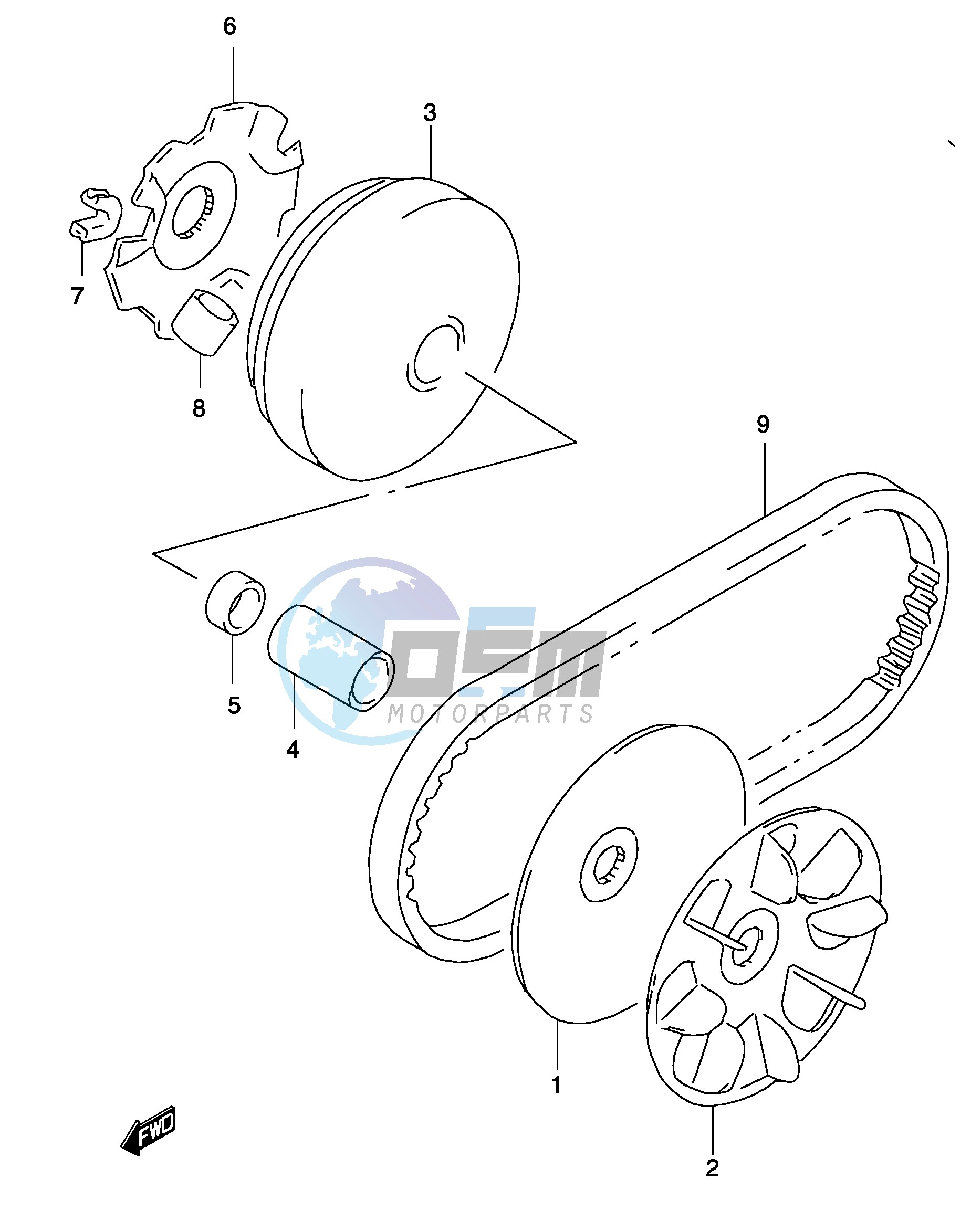 TRANSMISSION (1) (MODEL AY50 K3 K4)