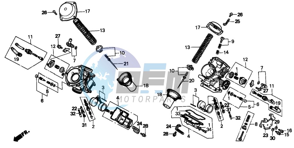 CARBURETOR (COMPONENT PARTS)