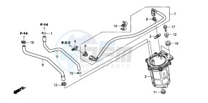 VT750C2 VT750C2 drawing FUEL PUMP