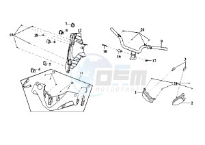 EURO MX E2 - 125 cc drawing FRONT FORK