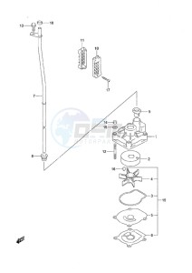 DF 25 V-Twin drawing Water Pump