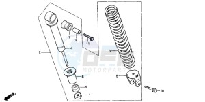 SA50S drawing REAR CUSHION