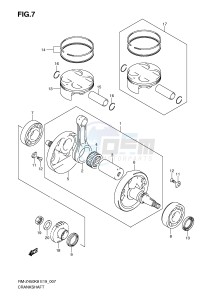 RM-Z450 (E19) drawing CRANKSHAFT (RM-Z450K8 K9 L0)