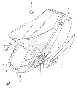 AE50 (E28) drawing FRAME COVER (AE50RP RR RS)