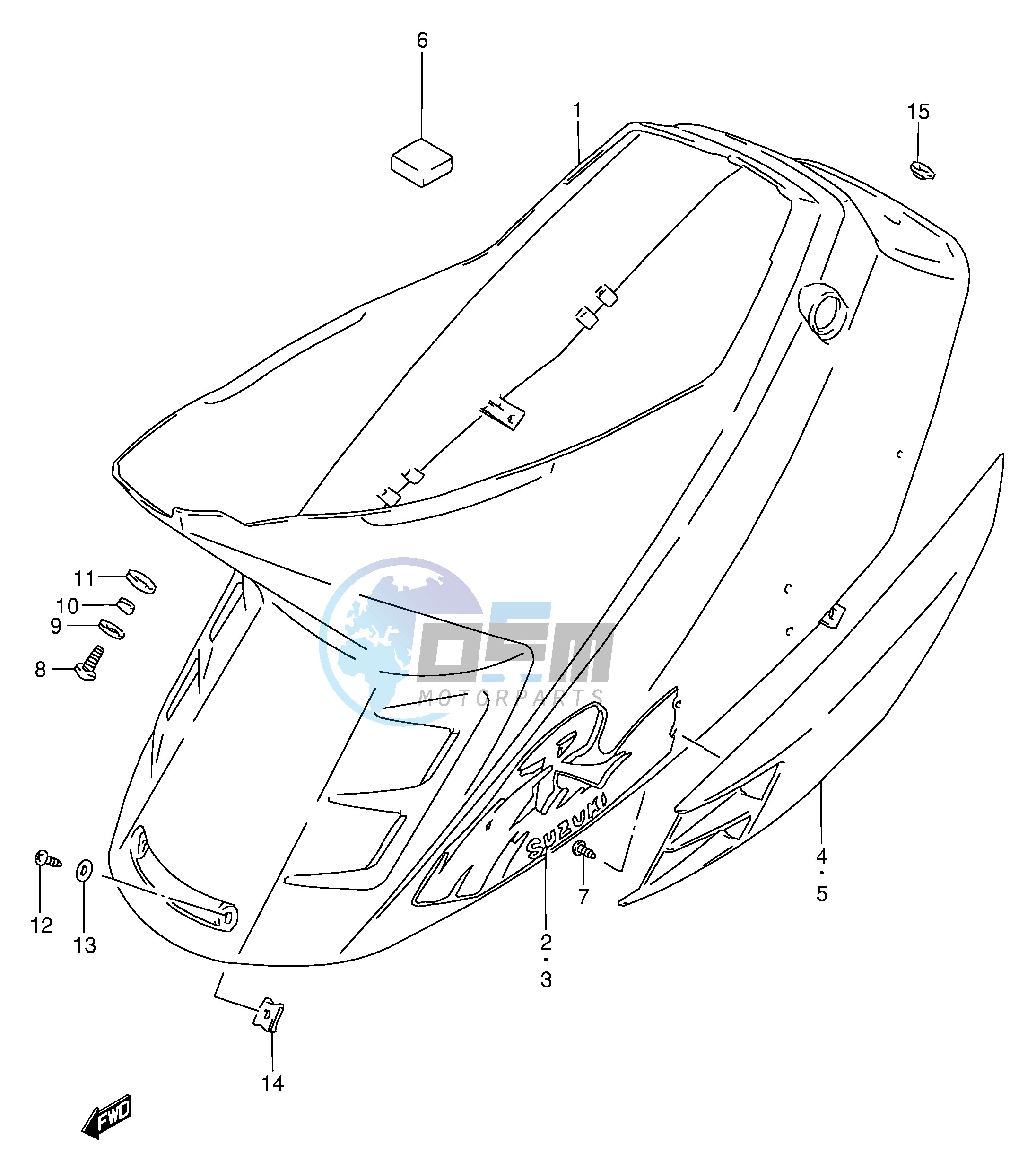 FRAME COVER (AE50RP RR RS)