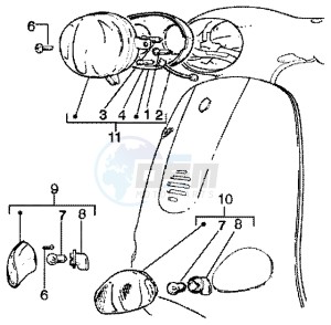 ET4 150 Leader drawing Head light