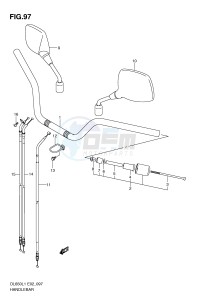 DL650 (E2) V-Strom drawing HANDLEBAR (DL650AL1 E19)