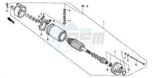 TRX450S drawing STARTING MOTOR