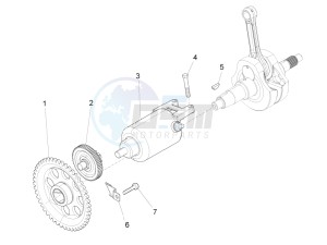 RS 125 Replica E4 ABS (APAC) drawing Starter / Electric starter