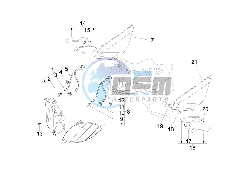 Head lamp - Turn signal lamps