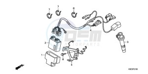 CRF150R9 Europe Direct - (ED / 2ED) drawing WIRE HARNESS