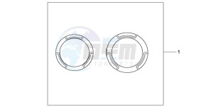 CB600FA39 Spain - (SP / ABS ST) drawing CRANCASE RING SET