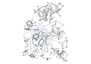 XC K CYGNUS R 125 drawing CYLINDER