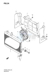 AN400 ABS BURGMAN EU drawing RADIATOR