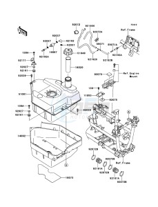 KVF750_4X4_EPS KVF750GDF EU drawing Fuel Tank