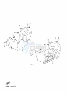 YFZ50 (BW4H) drawing STAND & FOOTREST