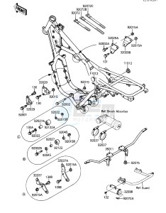 KXT 250 B [TECATE] (B2) [TECATE] drawing FRAME FITTINGS