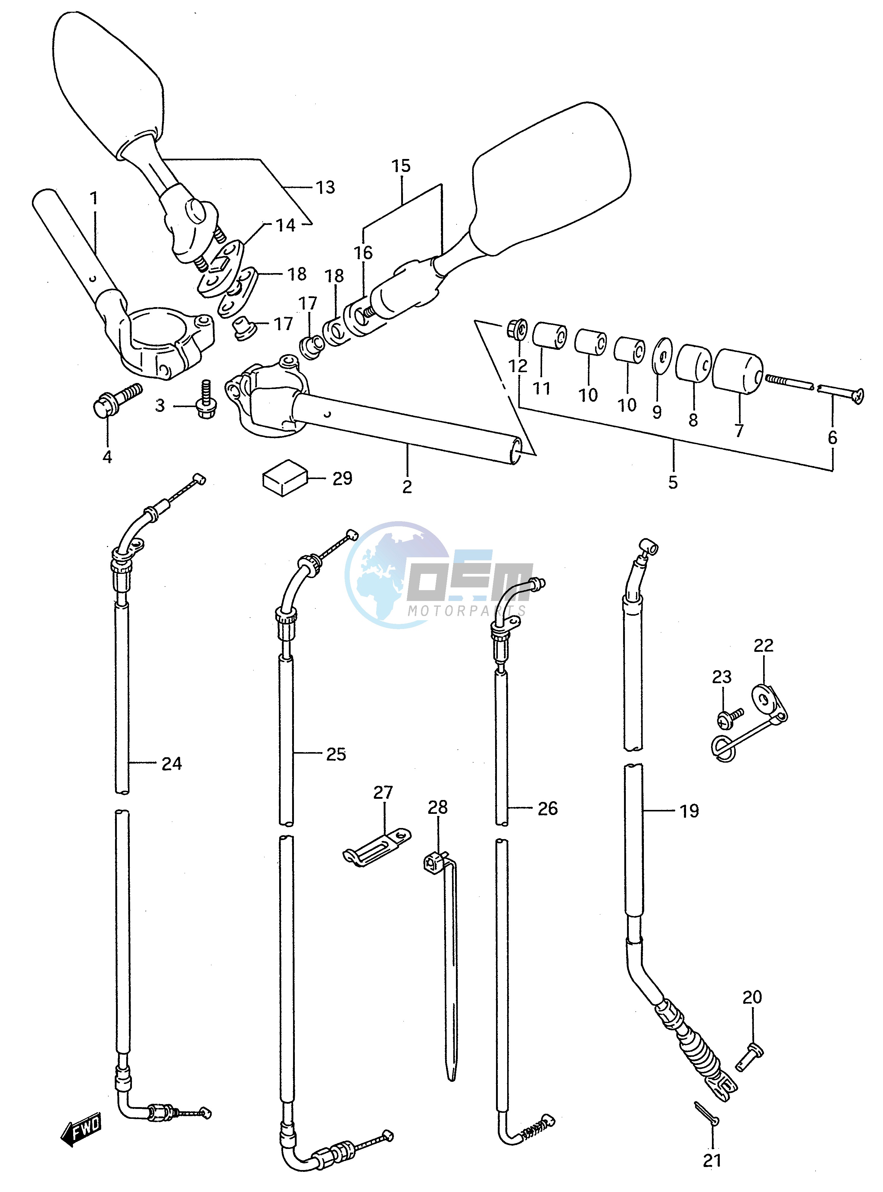 HANDLEBAR (MODEL N P)