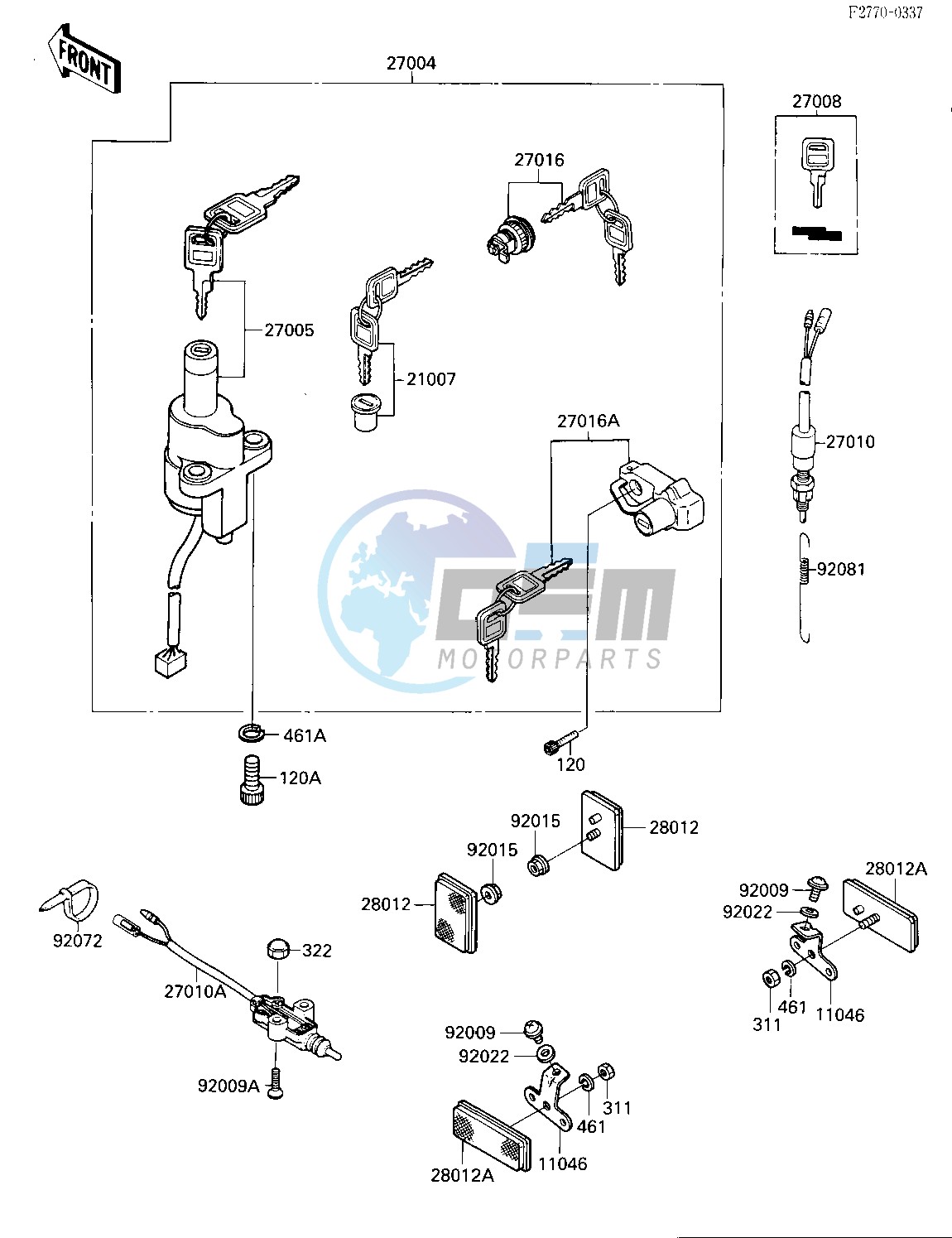 IGNITION SWITCH_LOCKS_REFLECTORS