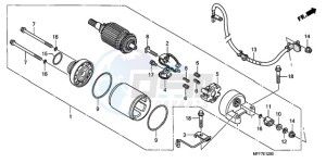 XL700V9 UK - (E / MKH) drawing STARTING MOTOR