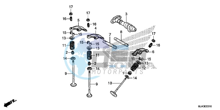 CAMSHAFT VALVE (REAR)