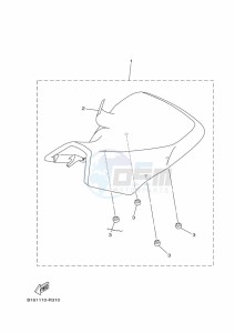 YFM450FWBD KODIAK 450 EPS (BHT1) drawing SEAT