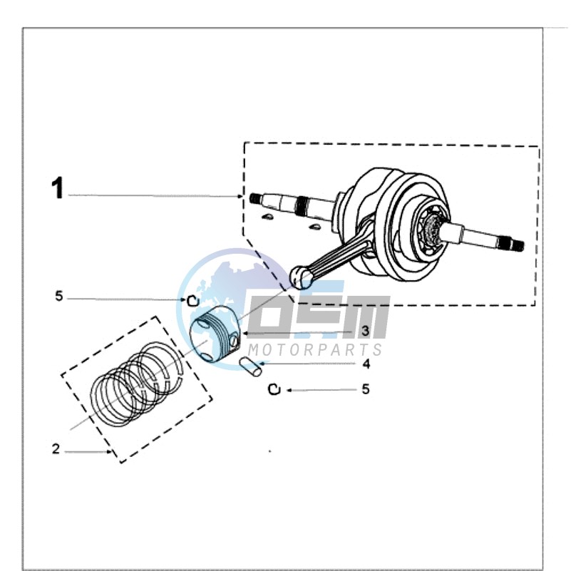 CRANKSHAFT AND CYLINDER