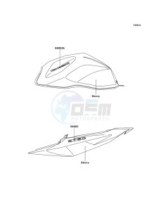 Z750 ZR750-J2H FR GB XX (EU ME A(FRICA) drawing Decals(Ebony)