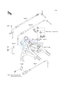 VN 1500 T [VULCAN 1500 CLASSIC] (6F) T6F drawing CABLES