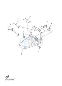 PW50 (2SAE) drawing FRONT FENDER