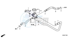 VT750C9 Ireland - (EK / MME) drawing AIR INJECTION CONTROL VALVE