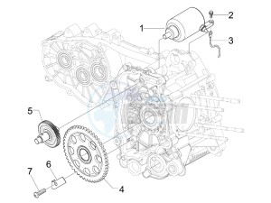 MP3 250 ie lt drawing Starter - Electric starter