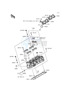 NINJA H2R ZX1000PFF EU drawing Cylinder Head