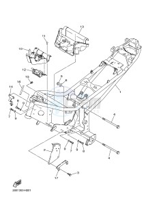 XJ6N 600 XJ6-N (NAKED) (20SS) drawing FRAME