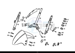 ORBIT II 50 (25 KM/H) (AE05W8-NL) (L8-M0) drawing STEERING STEM FRONT CUSHION