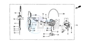 SGX50S drawing CARBURETOR