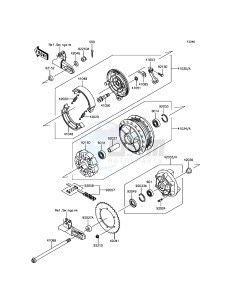 W800 EJ800AFFA GB XX (EU ME A(FRICA) drawing Rear Hub