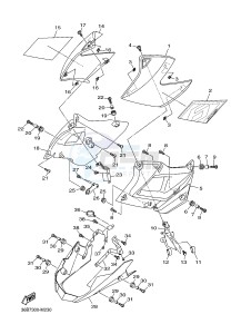 XJ6N 600 XJ6-N (NAKED) (20SL 20SM) drawing SIDE COVER 2