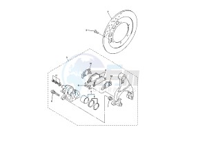 FJR A ABS 1300 drawing REAR BRAKE CALIPER