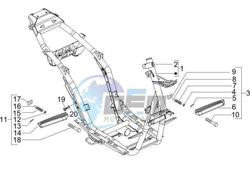 Frame bodywork