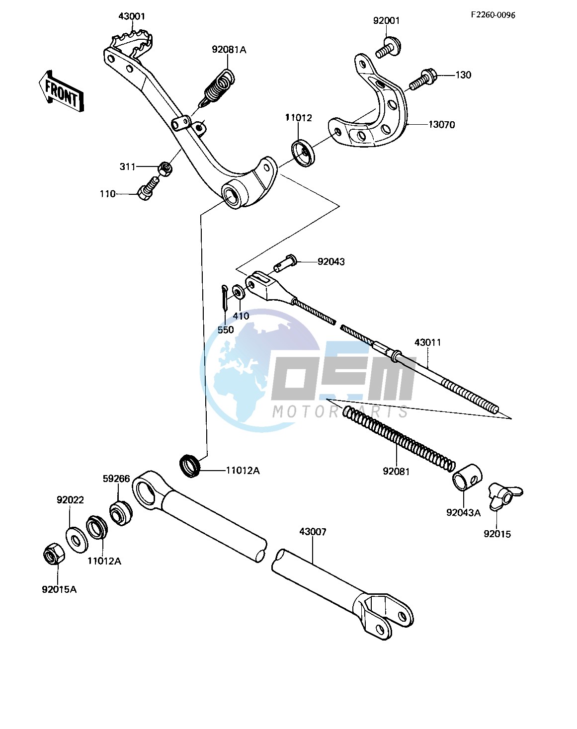 BRAKE PEDAL_TORQUE LINK -- 83 A1- -