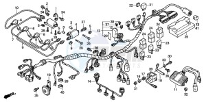 CB900F CB900F drawing WIRE HARNESS