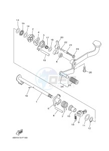 T110C (1DU8) drawing SHIFT SHAFT