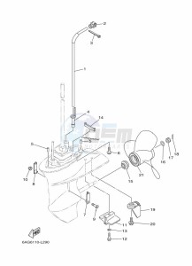 F15CMHL drawing PROPELLER-HOUSING-AND-TRANSMISSION-2