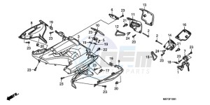 FJS400D9 F / CMF drawing INNER BOX (FJS400D9/FJS40 0A)