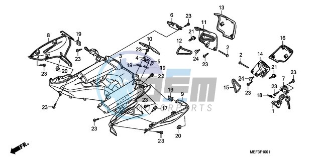 INNER BOX (FJS400D9/FJS40 0A)