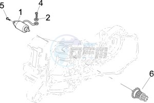 LX 150 4T ie Touring drawing Starter - Electric starter