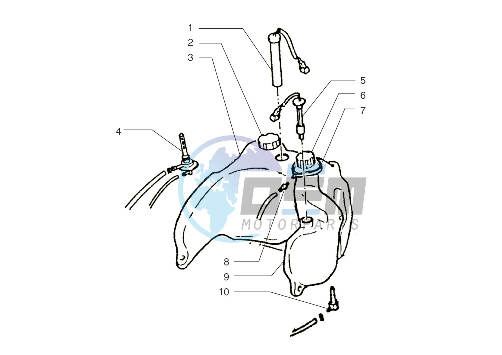 Fuel tank-Oil tank