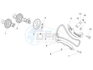 Tuono V4 1100 RR (USA-CND) USA-CND drawing Front cylinder timing system